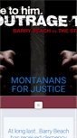Mobile Screenshot of montanansforjustice.com